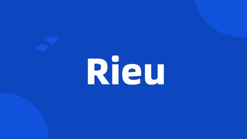 Rieu