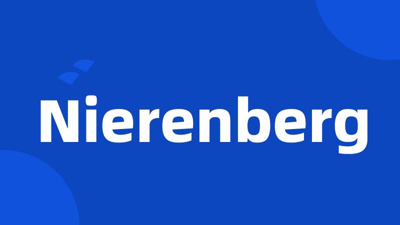 Nierenberg