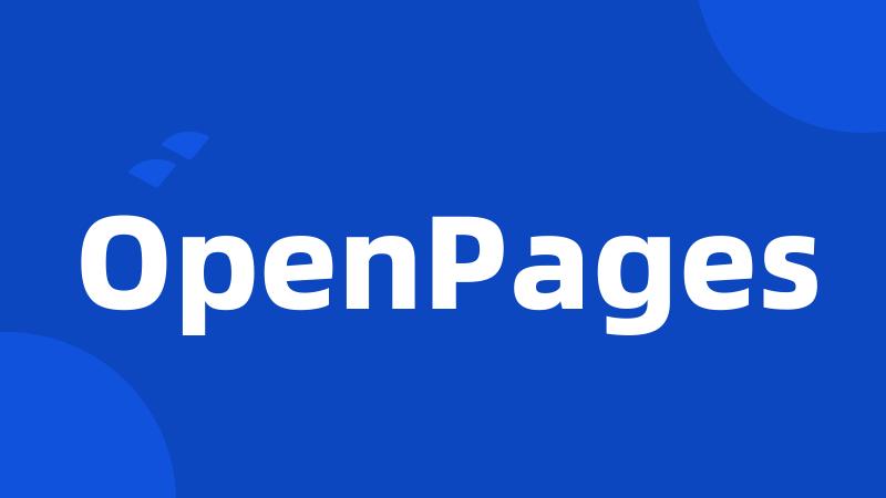 OpenPages