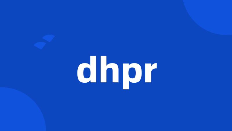 dhpr