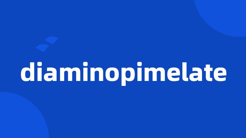 diaminopimelate