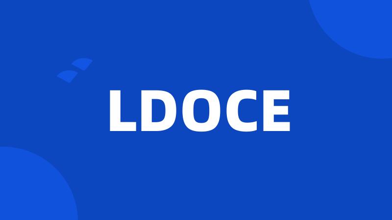 LDOCE