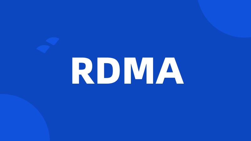 RDMA