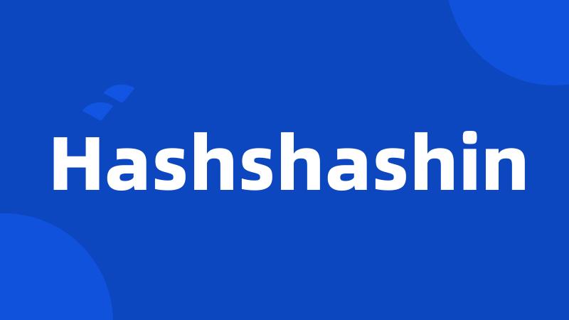 Hashshashin