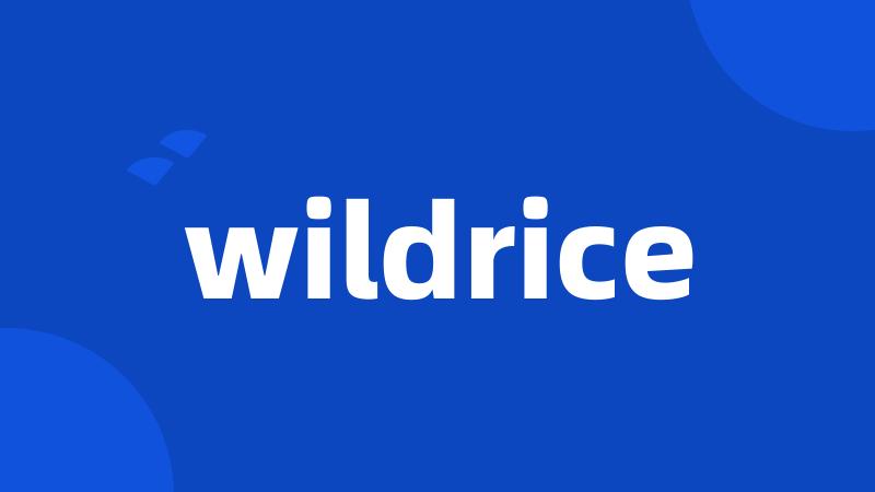 wildrice