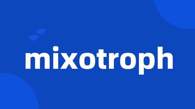 mixotroph