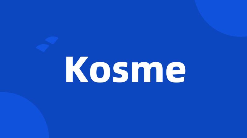 Kosme