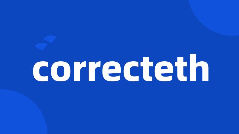 correcteth