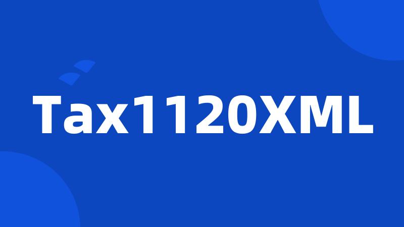 Tax1120XML