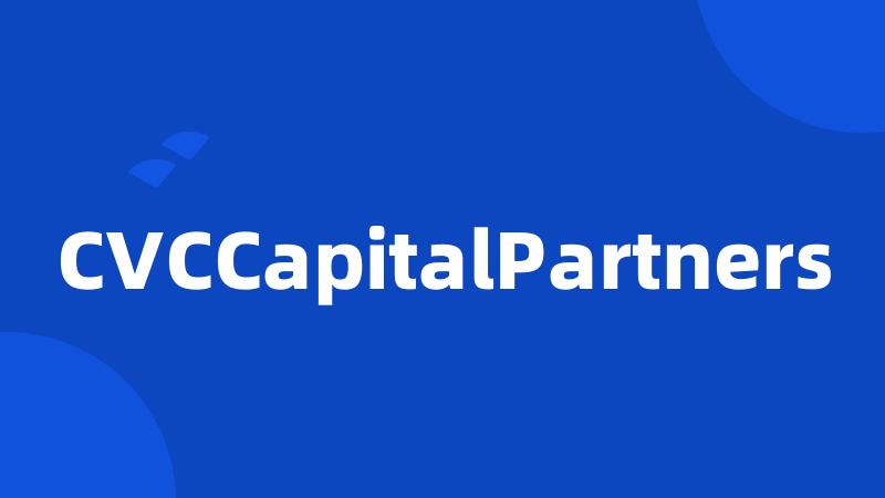 CVCCapitalPartners