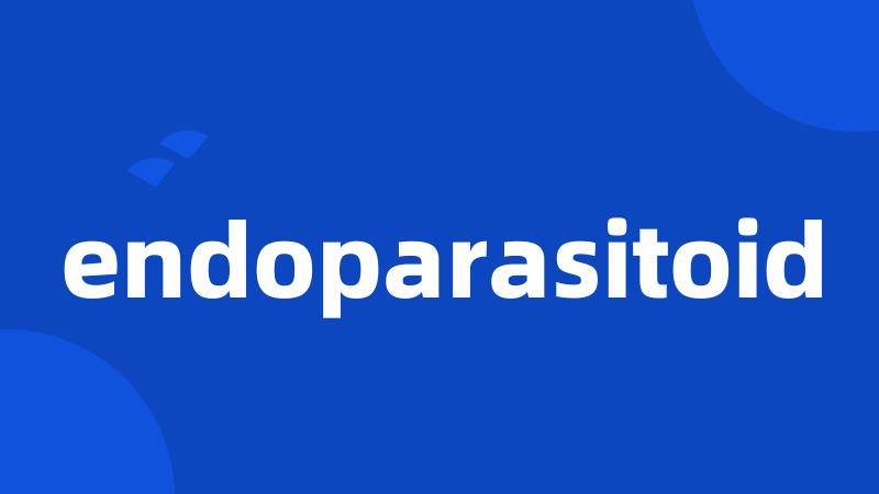 endoparasitoid