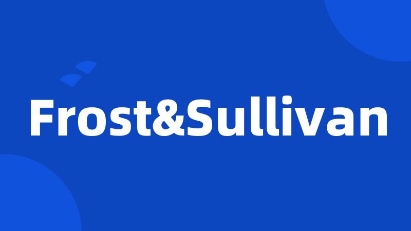 Frost&Sullivan