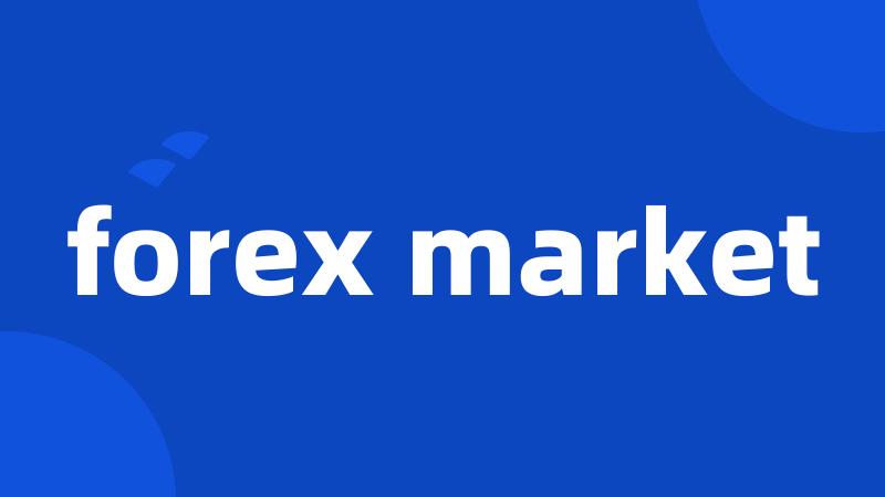 forex market