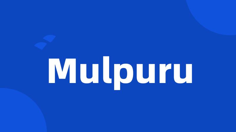 Mulpuru