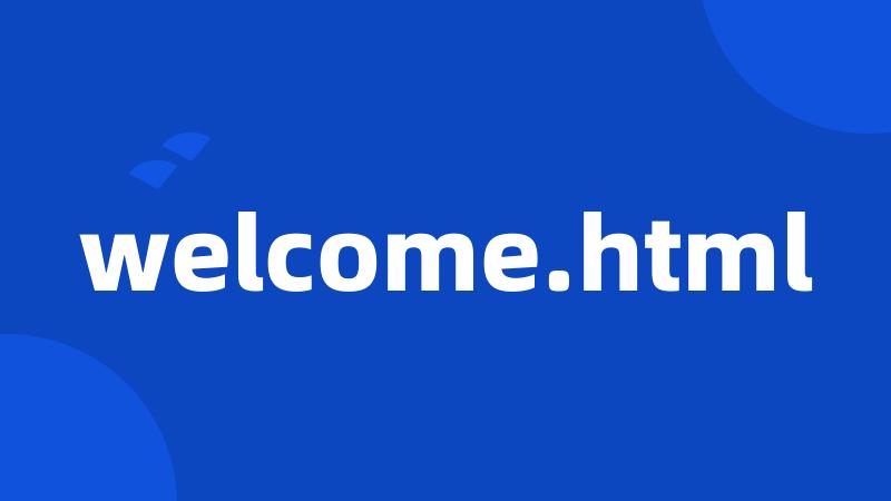 welcome.html