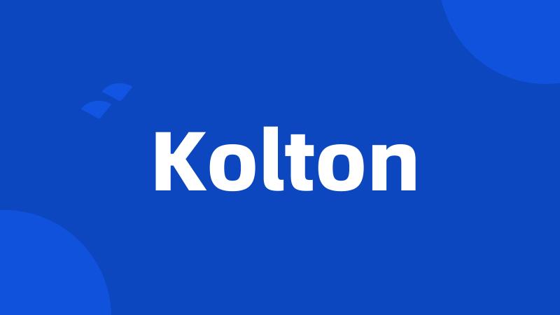 Kolton