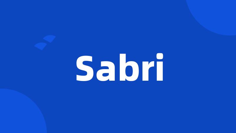 Sabri