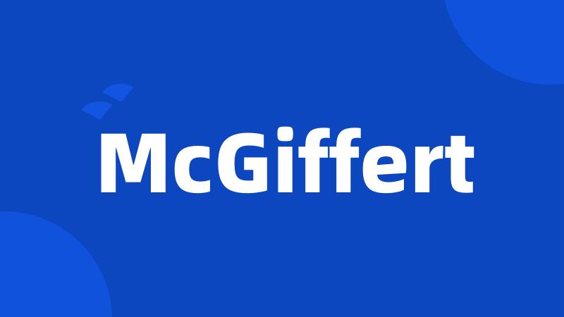 McGiffert