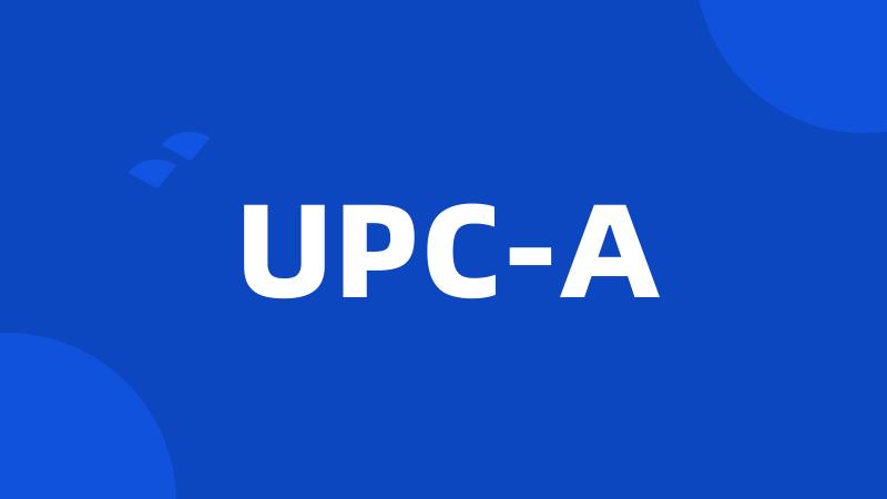 UPC-A