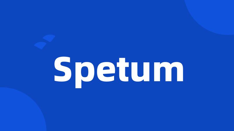 Spetum