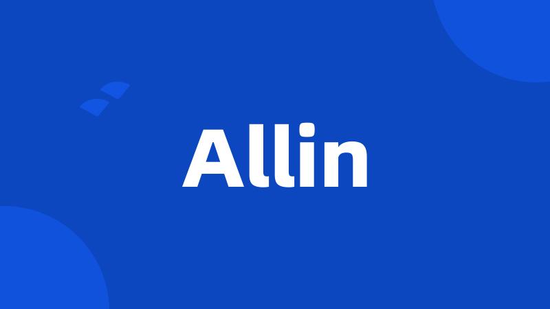 Allin