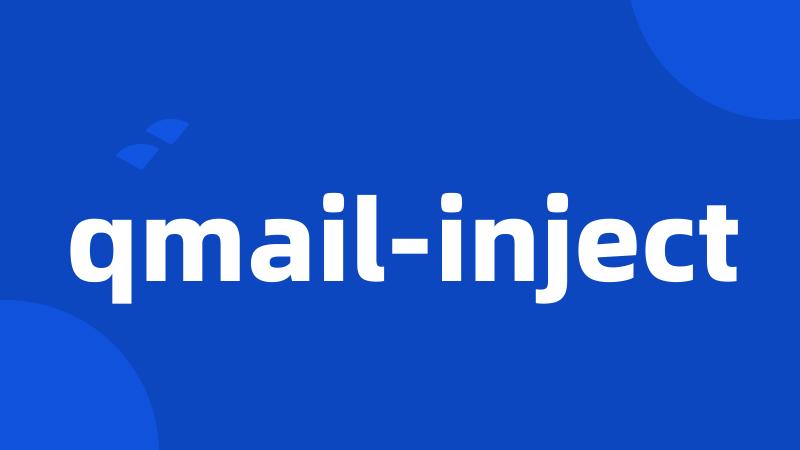 qmail-inject