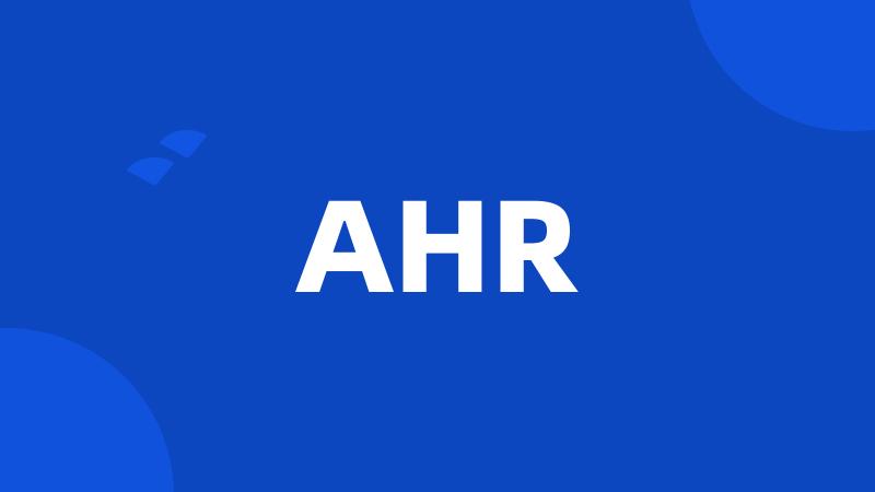 AHR