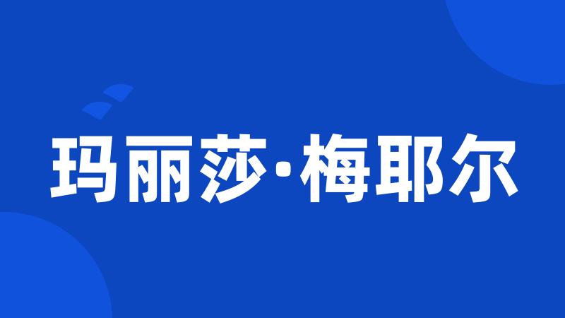 玛丽莎·梅耶尔