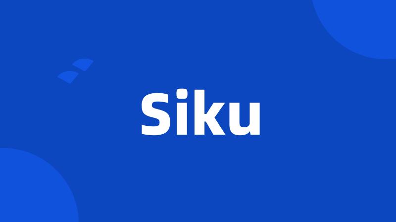 Siku