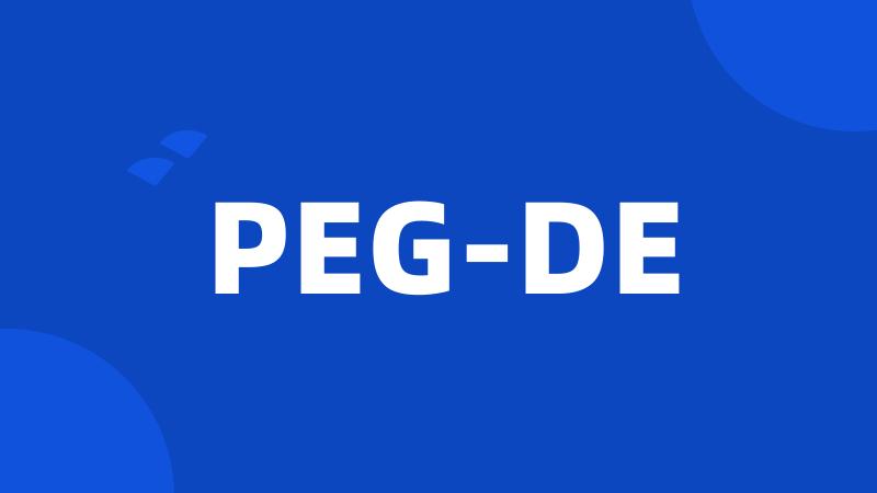 PEG-DE