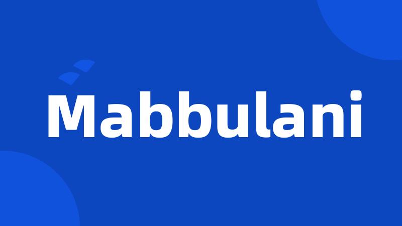 Mabbulani