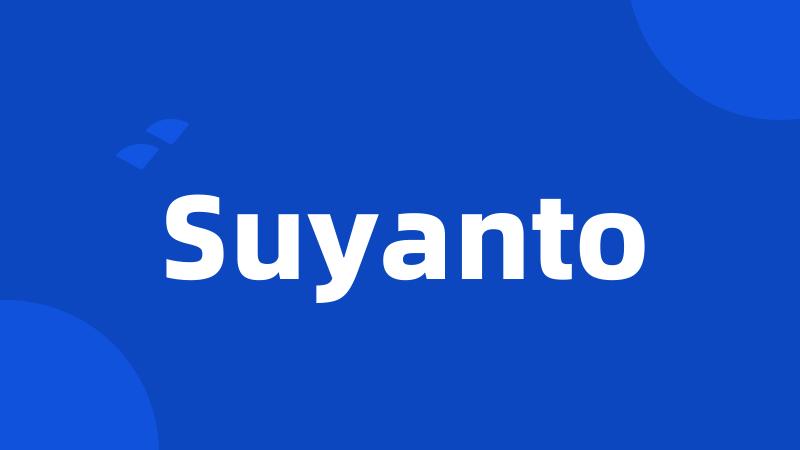 Suyanto