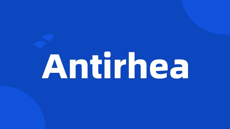 Antirhea