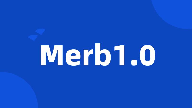 Merb1.0