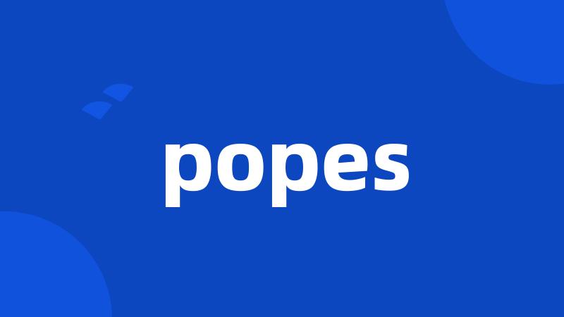 popes