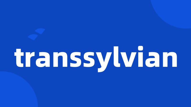 transsylvian