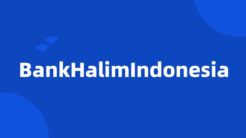 BankHalimIndonesia