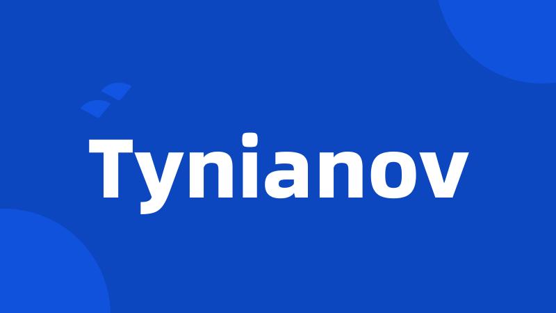 Tynianov