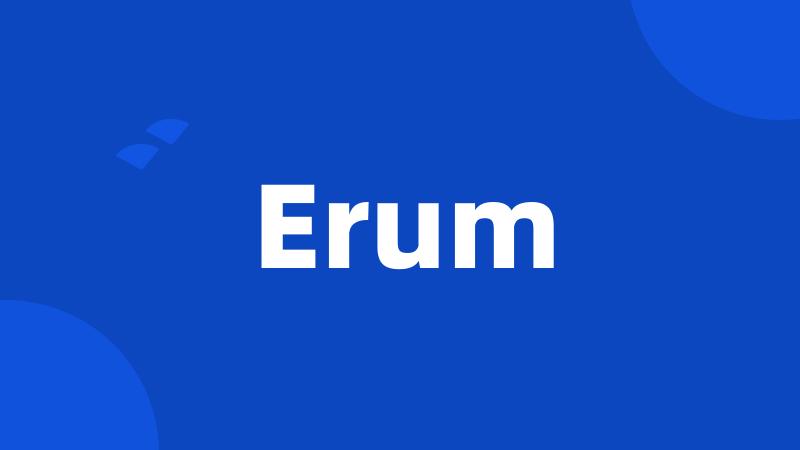 Erum