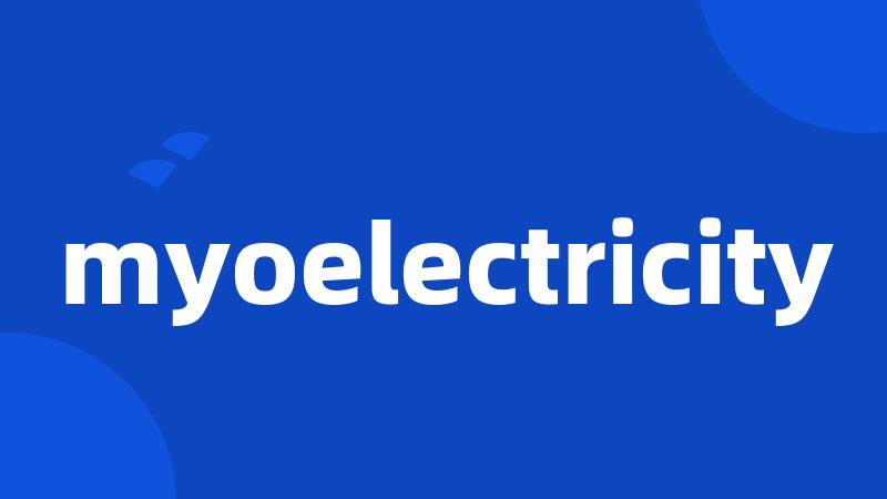 myoelectricity