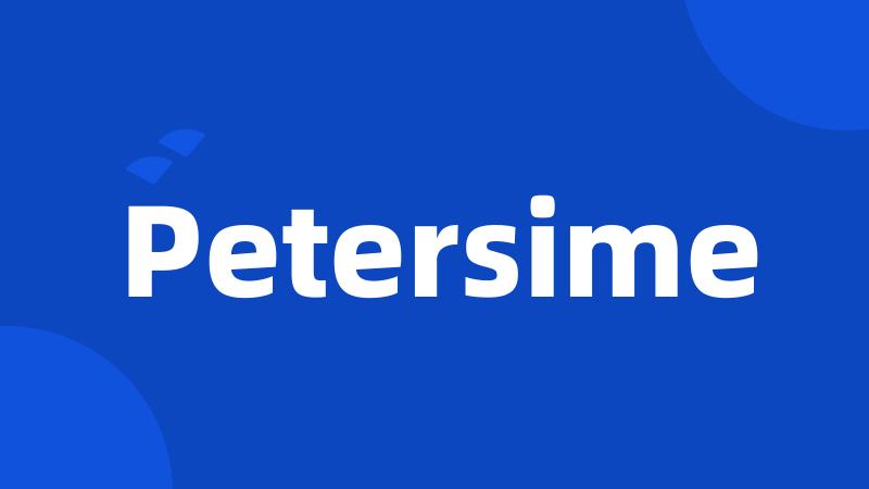 Petersime