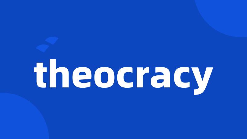 theocracy