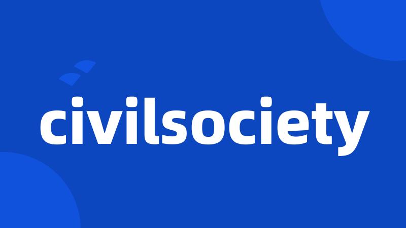 civilsociety