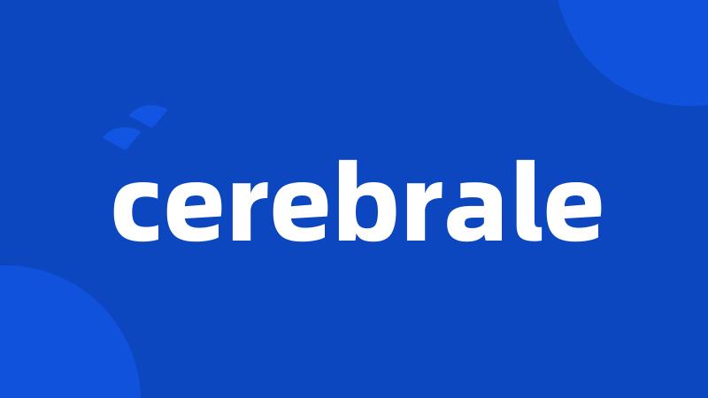 cerebrale