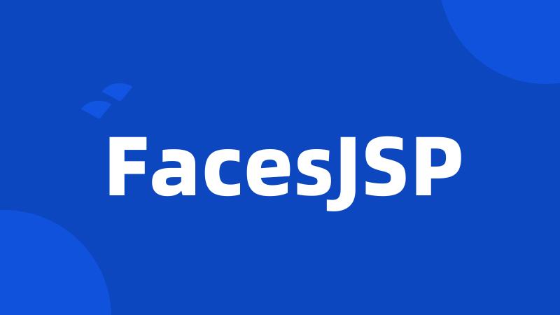 FacesJSP