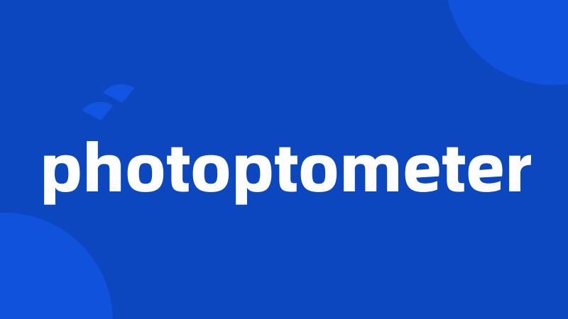 photoptometer