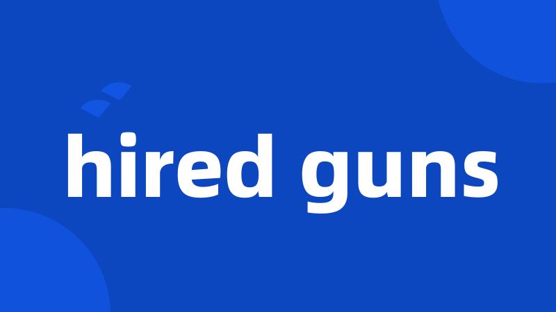 hired guns