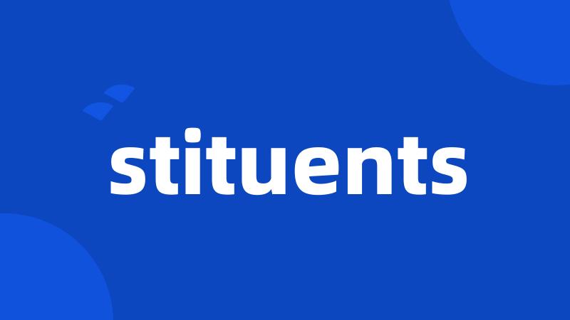 stituents