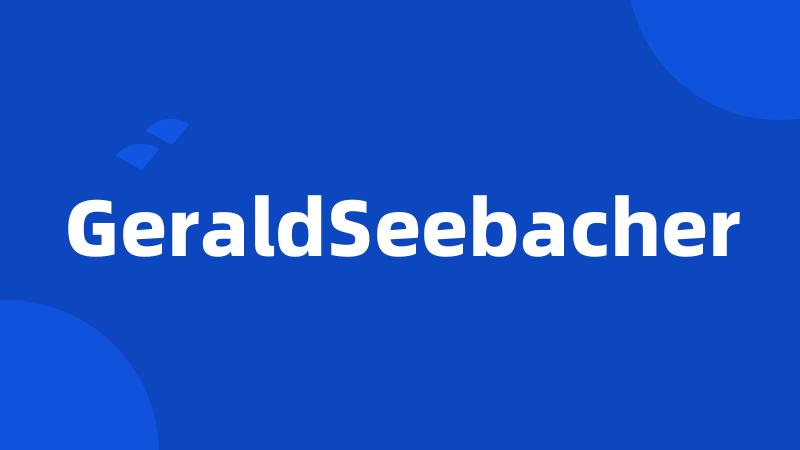 GeraldSeebacher