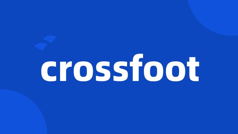 crossfoot